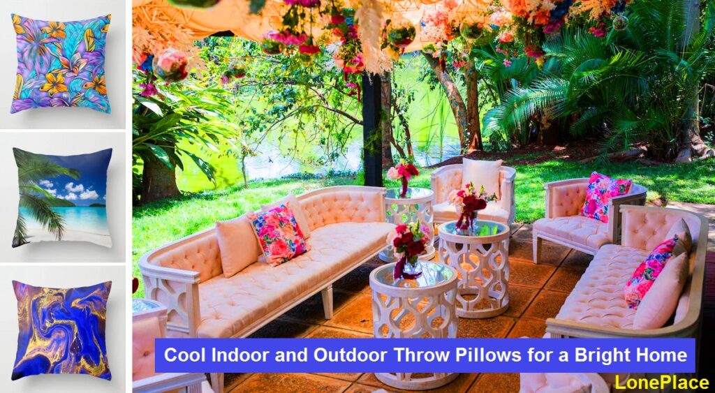 Modern Indoor / outdoor throw pillows