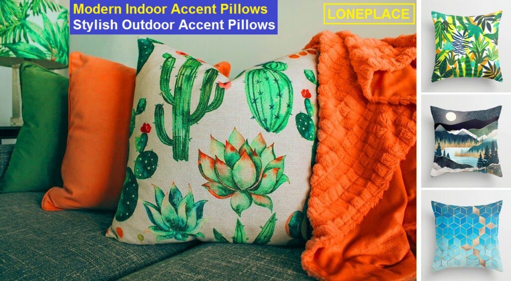 Accent Pillows for patio furniture or bedroom