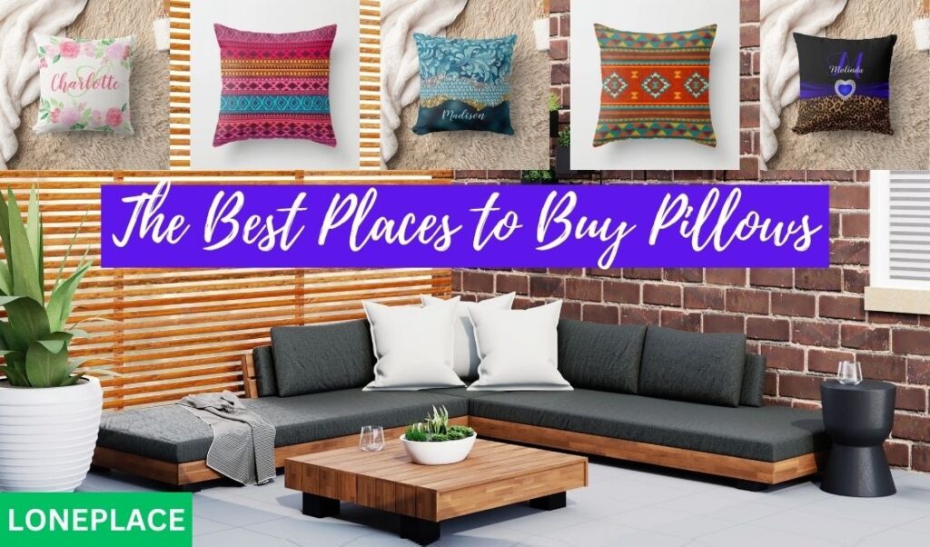 best place to buy couch pillows and bed pillows