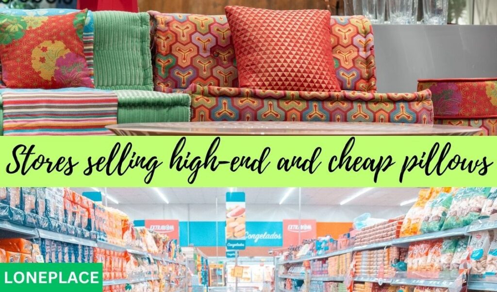 Chic and cheap pillows for the homes and rooms of American and English women