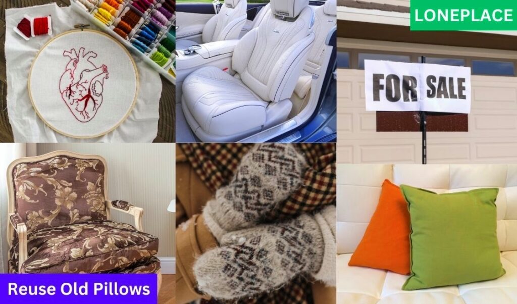 what to do with old pillows? Reuse old pillows in many new ways, such as making a pet bed, a floor cushion, a draft stopper, recycling, hump, mix pillows or a storage bag.